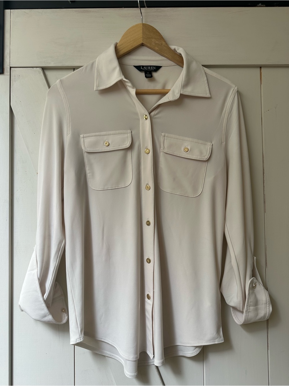 Lauren Ralph Lauren Ivory Utility Shirt